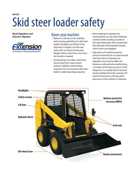 mini skid steer safety|osha certification for skid steer.